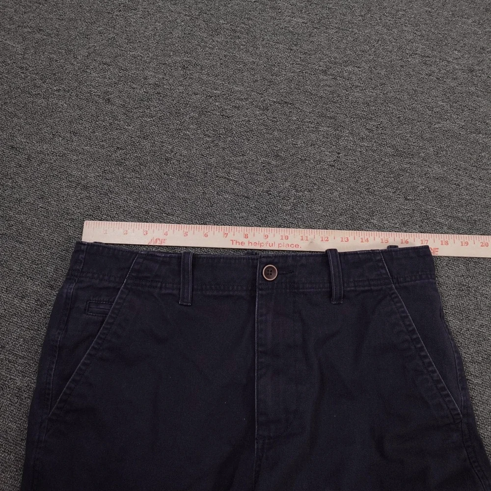 Sonoma Life + Style Shorts Mens 33 Blue Chino Flat Front 11 Inseam‎ Casual